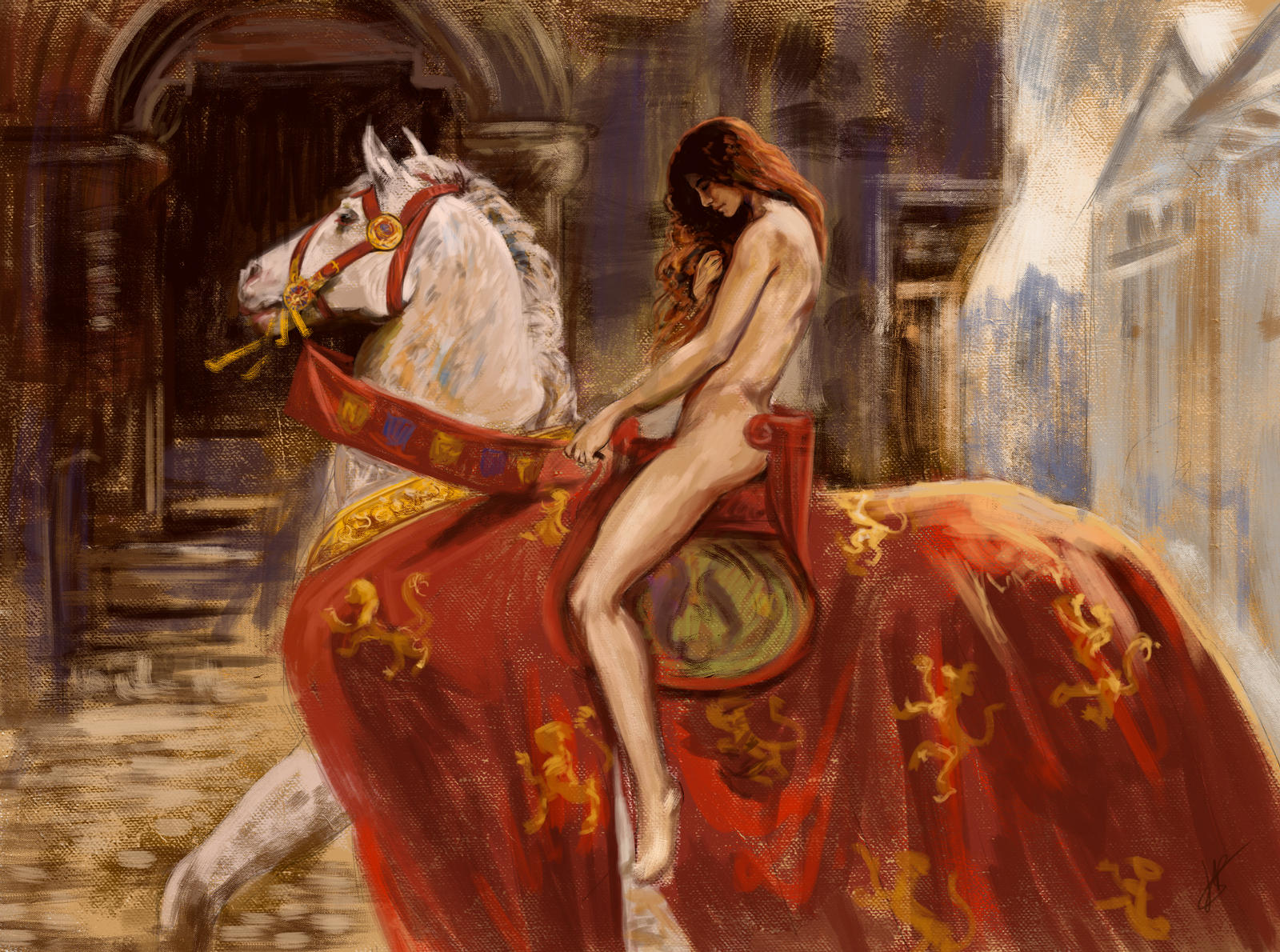 Çıplak Lady Godiva Ve Efsanevi Hikayesi kapak fotoğrafı