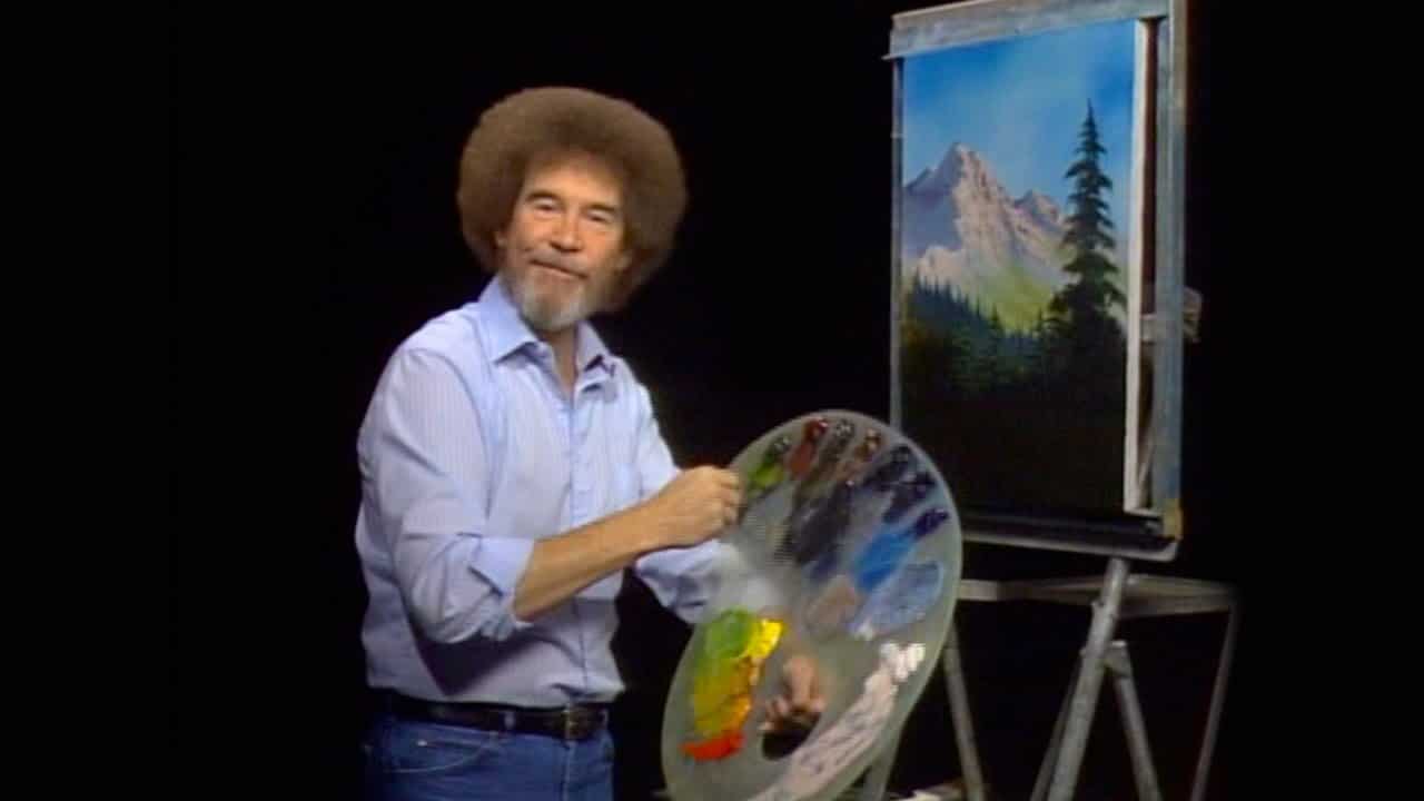 Bob Ross: Belki Şurada Bir Ressam Vardır kapak fotoğrafı